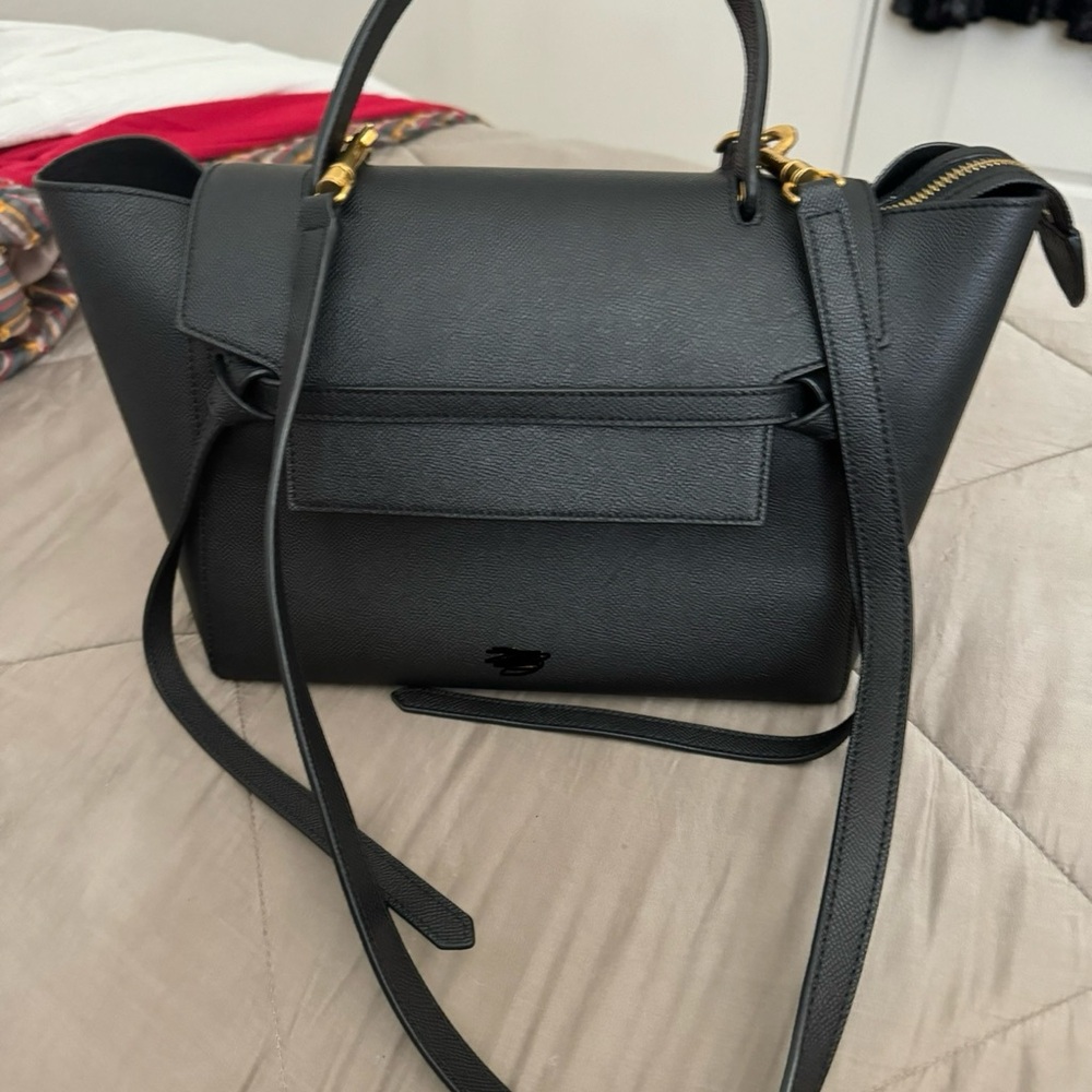 Black Leather Purse